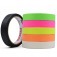 Fita crepe adesiva Neon 18 mm x 30 metros com 6 pe�as  - 10401705