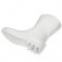 Bota de PVC imperme�vel cano m�dio sem forro branca - Vulcaflex