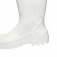 Bota de PVC imperme�vel cano m�dio sem forro branca - Vulcaflex