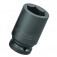 Soquete sextavado longo de impacto 30 mm com encaixe de 1