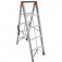 Escada Dobr�vel Palito de alum�nio 4 degraus - N24035517