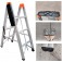 Escada Dobr�vel Palito de alum�nio 3 degraus - N24035753