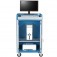 Rack m�vel fechado com gaveta porta teclado - CR-45