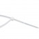 Abracadeira de nylon branca 4,8 mm x 40 cm com 100 pe�as