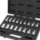 Jogo de soquete hexalobular E10 a E24 / T20 a T60 encaixe 1/2