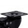 Rod�zio girat�rio com freio de polipropileno 1.5/8