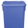 Cesto coletor de lixo com pedal 100L com rodas - CP11AZ