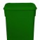 Cesto coletor de lixo com pedal 100 litros com rodas - CP11VD