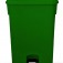 Cesto coletor de lixo com pedal 100 litros com rodas - CP11VD