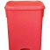 Cesto coletor de lixo com pedal 100L com rodas - CP11VM