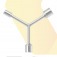 Chave 3 pontas soquetes ninja 12 x 14 x 17mm - BOM-1225