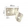 Cantoneira moldada para eucalipto com plano horizontal 65 x 85 mm - 0939