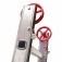Escada de alum�nio extens�vel 3,52 x 5,98 m 2 x 12 degraus - ESC0621