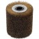 Roda escova latonada em fio de a�o 100 x 19 mm