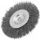 Escova de a�o inox circular ondulada 4