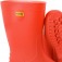 Bota de PVC cano m�dio vermelha com forro