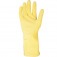 Luva de l�tex antiderrapante com forro amarela