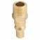 Conector macho com rosca 1/4 x 1/4