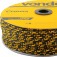 Corda multifilamento tran�ada 3 mm x 625 m preta e amarela