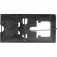 Ratoeira m�dia 120 mm x 60 mm em a�o oxidado preto