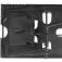 Ratoeira m�dia 120 mm x 60 mm em a�o oxidado preto