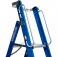 Escada plataforma fibra de vidro 2 degraus 0,9 m com rodas e corrim�o - PAF090