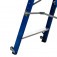 Escada plataforma fibra de vidro 2 degraus 0,9 m com rodas e corrim�o - PAF090
