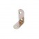 Cantoneira de refor�o para moveis 35 x 25 mm a�o galvanizado 4 pe�as