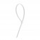 Abra�adeira de nylon branca 2,5 x 140 mm com 100 pe�as 