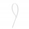 Abra�adeira de nylon branca 3,6 mm x 28 cm com 100 pe�as