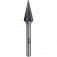 Lima rotativa endurecida c�nica reta 12 x 25 mm haste 6 mm - 23.238