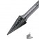 Lima rotativa endurecida c�nica reta 12 x 25 mm haste 6 mm - 23.238