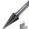 Lima rotativa endurecida c�nica reta 6 x 18 mm haste 6 mm - 23.209