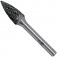 Lima rotativa endurecida �rvore com ponta 12 x 25 mm haste 6 mm - 23.231