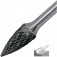 Lima rotativa endurecida �rvore com ponta 12 x 25 mm haste 6 mm - 23.231