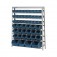 Estante met�lica com 49 gavetas azul medidas diversas - EP49A