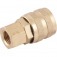 Engate r�pido f�mea para ar comprimido rosca 1/4