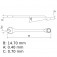 Chave combinada 9 mm a�o cromo van�dio - 44660109