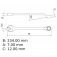 Chave combinada 18 mm a�o cromo van�dio - 44660118