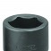 Soquete sextavado de impacto 18 mm com encaixe de 1/2