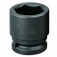 Soquete sextavado de impacto 20 mm com encaixe de 3/4
