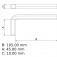 Chave allen 7,0 mm a�o cromo van�dio