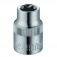 Soquete hexalobular encaixe 3/8