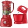 Kit Liquidificador 550W Turbo Power L-99-FR + Batedeira 400W Pr�tica B-44-R	  110V