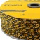 Corda multifilamento tran�ada 4 mm x 360 m preta e amarela