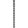 Corrente pl�stica para sinaliza��o 8 mm 10 m preta