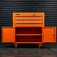 Carrinho para ferramentas com 3 gavetas e 2 portas