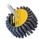 Roda de lixa 80 mm x 30 mm com haste gr�o 60 - 1271803060