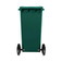 Carrinho coletor de lixo 120 litros sem pedal - 13747