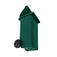 Carrinho coletor de lixo 120 litros sem pedal - 13747
